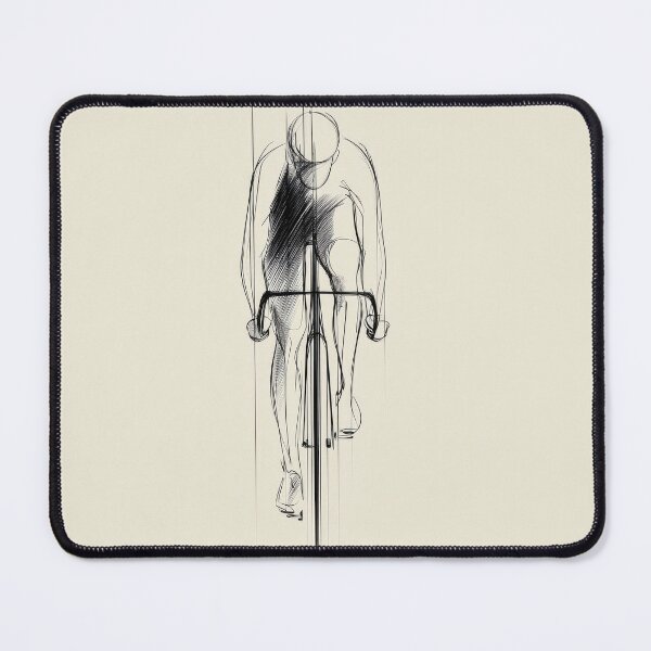 Item preview, Cyclist racing downhill designed and sold by Made-by-Gus.