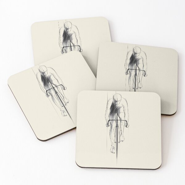 Item preview, Cyclist racing downhill designed and sold by Made-by-Gus.