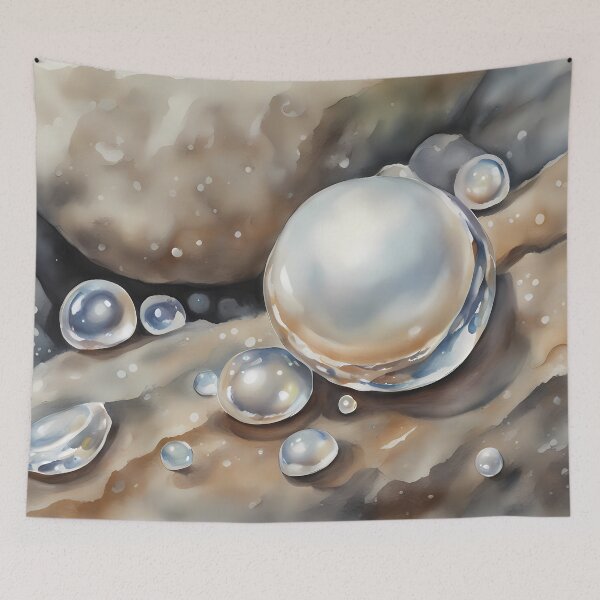 Item preview, Large Pearl on Stones designed and sold by CalmnessbyChoice.