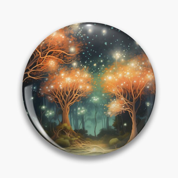 Artikelvorschau, Luminal Forest: Towering Trees in Magical Symphony entworfen und verkauft von DrawnThreads.