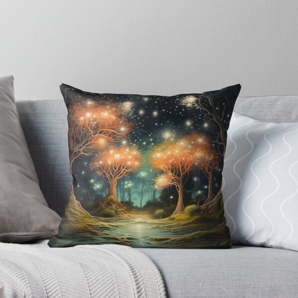 Item preview, Luminal Forest: Towering Trees in Magical Symphony designed and sold by DrawnThreads.