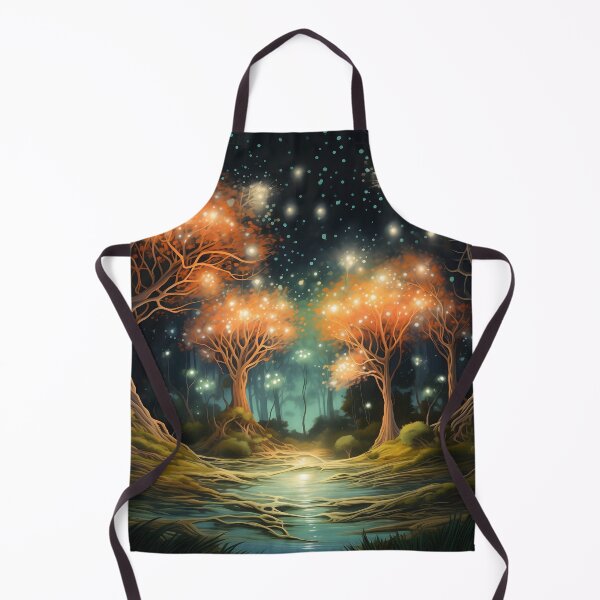Item preview, Luminal Forest: Towering Trees in Magical Symphony designed and sold by DrawnThreads.