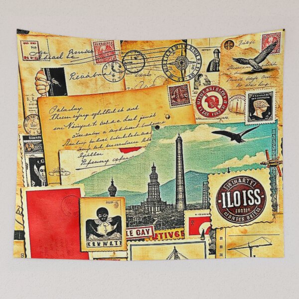 Item preview, Historical Postal Journey designed and sold by Health And Fitness Posts e-Store.