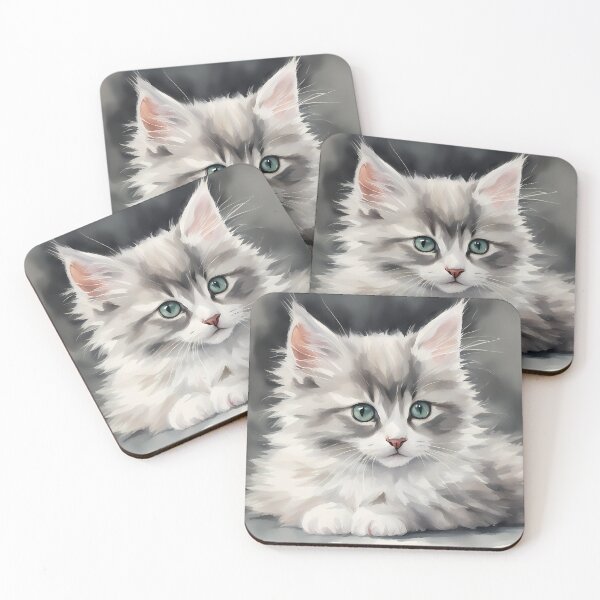 Item preview, Norwegian Forest Kitten designed and sold by CalmnessbyChoice.