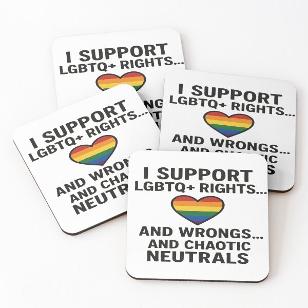 Item preview, Rainbow Heart LGBTQ+ Rights and Wrongs Support designed and sold by Owcomm.