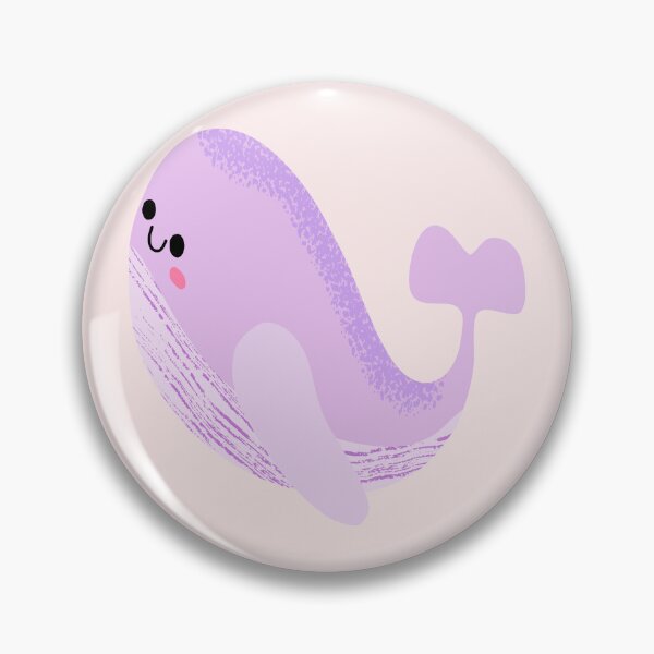 Item preview, Kawaii Sea Friend Purple Whale designed and sold by ByJYA.