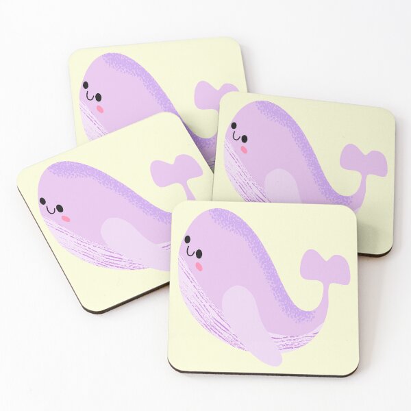 Item preview, Kawaii Sea Friend Purple Whale designed and sold by ByJYA.