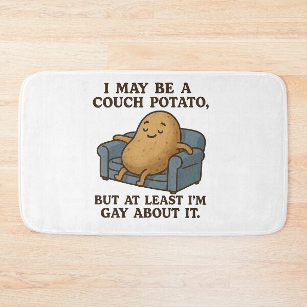 Item preview, Funny Couch Potato Gay Pride Humor designed and sold by Owcomm.