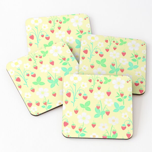 Item preview, Wild Strawberries Yellow designed and sold by SilverPegasus.
