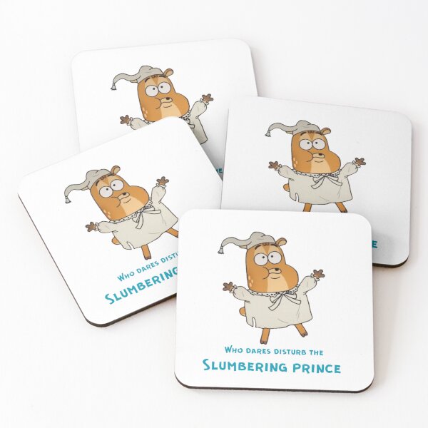 Item preview, The Brave Prince Ivandoe and Birt – Cartoon Quote Art - the slumbering prince  designed and sold by B-M-Store.