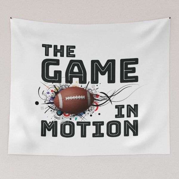 Item preview, The Game In Motion: Football Art designed and sold by KiwiRider.