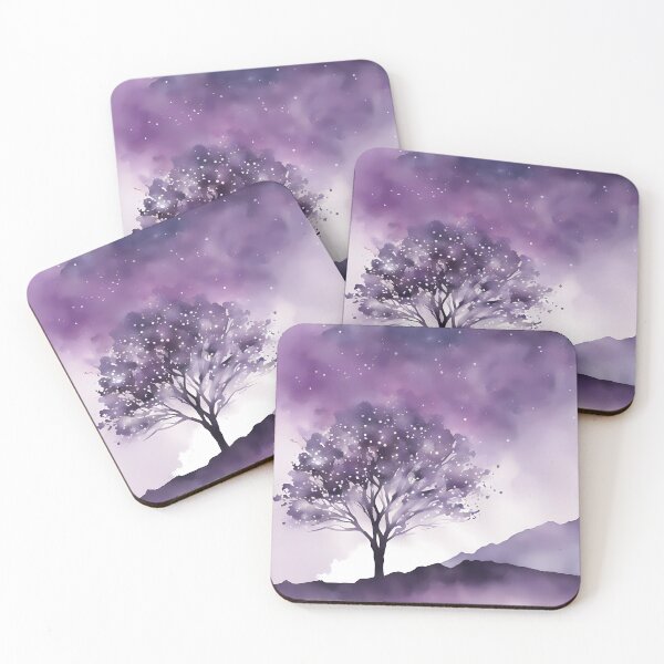 Item preview, Purple Tree Silhouette designed and sold by CalmnessbyChoice.