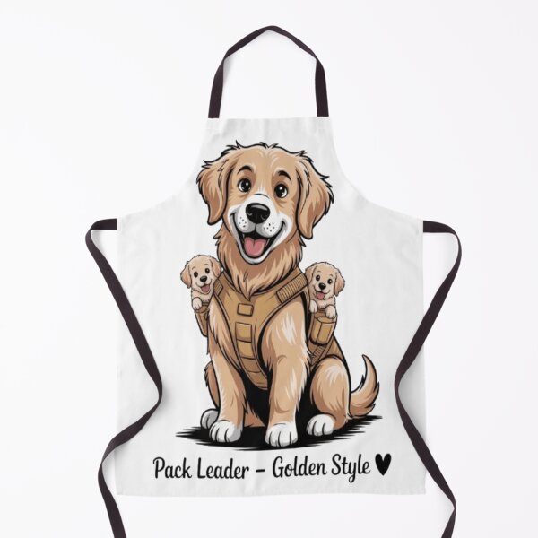 Item preview, Golden Retriever Pack Leader With Puppies designed and sold by Petpixy.