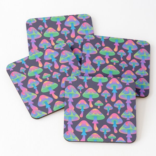 Item preview, Psychedelic Mushroms | T-Shirt designed and sold by NicolasGlowArt.