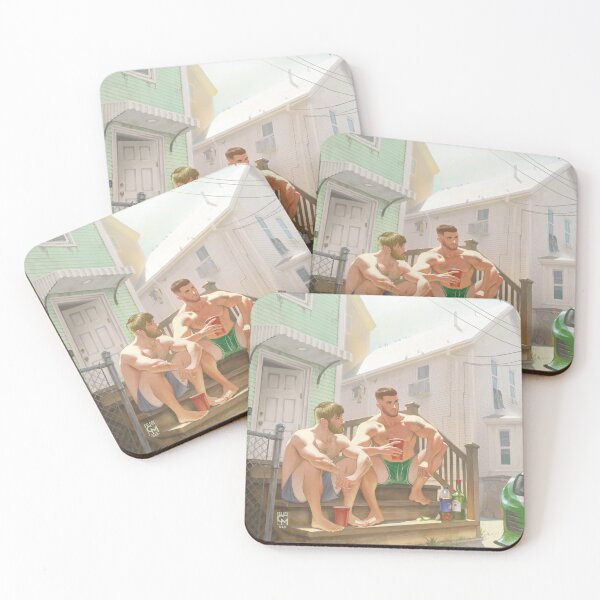 Item preview, Eddie & Seamus outside their apartment designed and sold by CeleryMan6.
