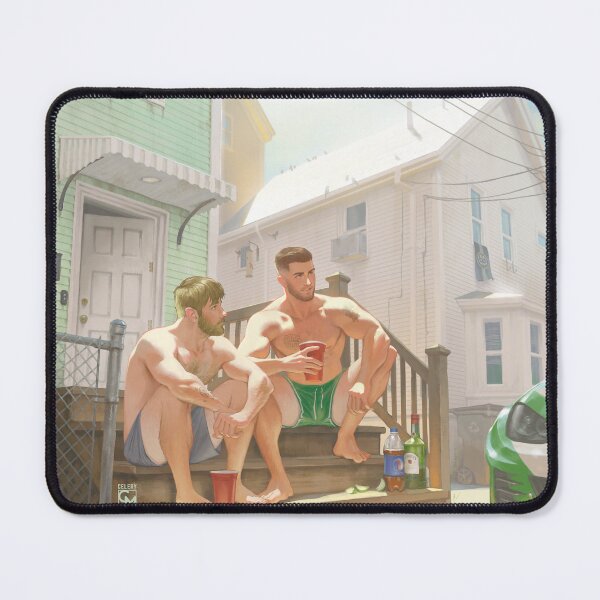 Item preview, Eddie & Seamus outside their apartment designed and sold by CeleryMan6.
