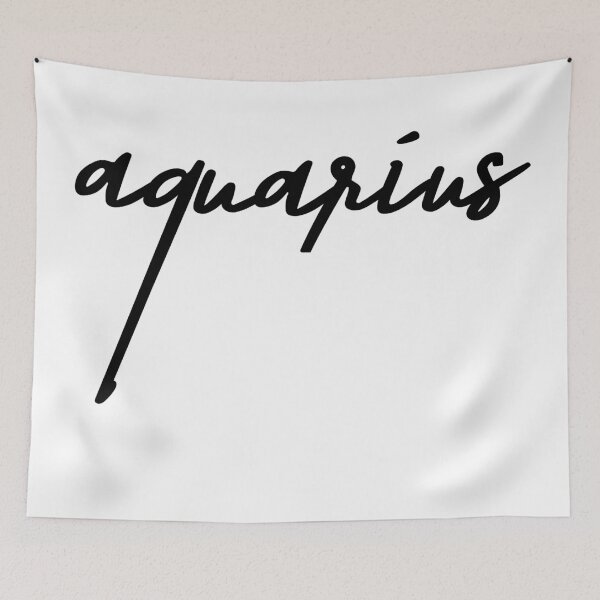 Item preview, Aquarius Star Sign Anti-Love Quote designed and sold by ReggieDior.