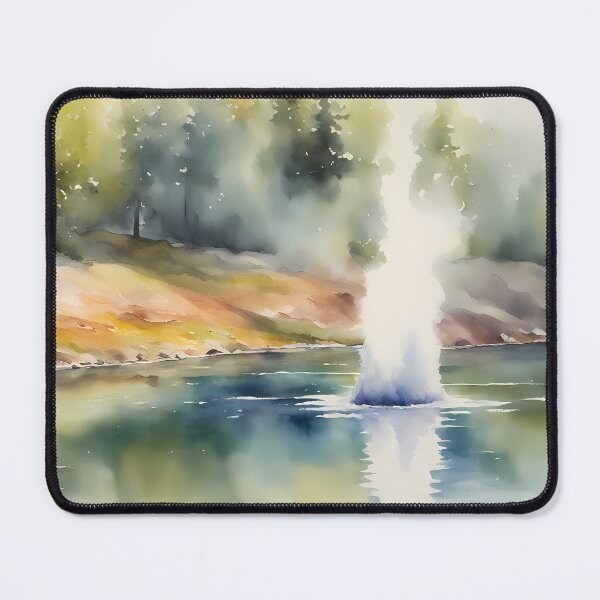 Item preview, Natural Geyser in Lake designed and sold by CalmnessbyChoice.