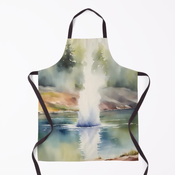 Item preview, Natural Geyser in Lake designed and sold by CalmnessbyChoice.
