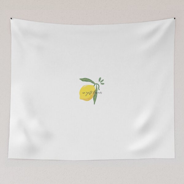 Item preview, A Zest of Love – Lemon illustrated in a soft and fresh style designed and sold by Kdesign2.