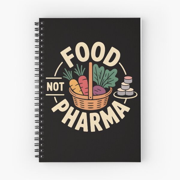 Item preview, Food Not Pharma – Emblem Style Protest Shirt designed and sold by Slavicsoul.