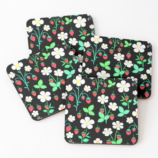 Item preview, Wild Strawberries Black designed and sold by SilverPegasus.