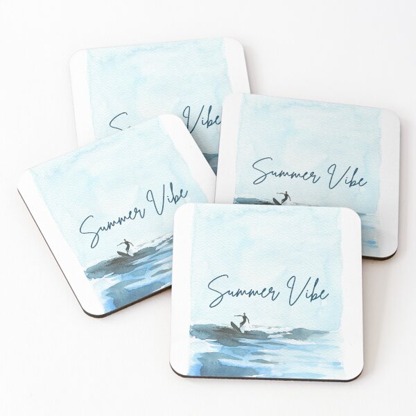 Item preview, Watercolor Surf Summer Vibe designed and sold by rdxart.