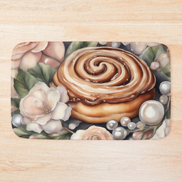 Item preview, Cinnamon Bun and Flowers designed and sold by CalmnessbyChoice.