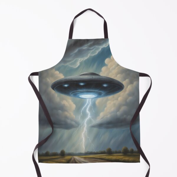 Item preview, Large UFO Above Country Road designed and sold by CalmnessbyChoice.