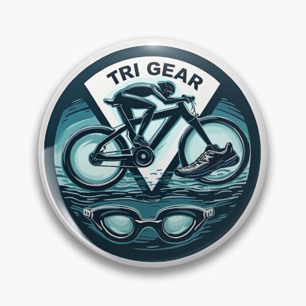 Artikelvorschau, „TRI GEAR | Auffälliger Triathlon-Aufkleber für Schwimm-, Rad- und Laufsüchtige“ entworfen und verkauft von Triathlongram.