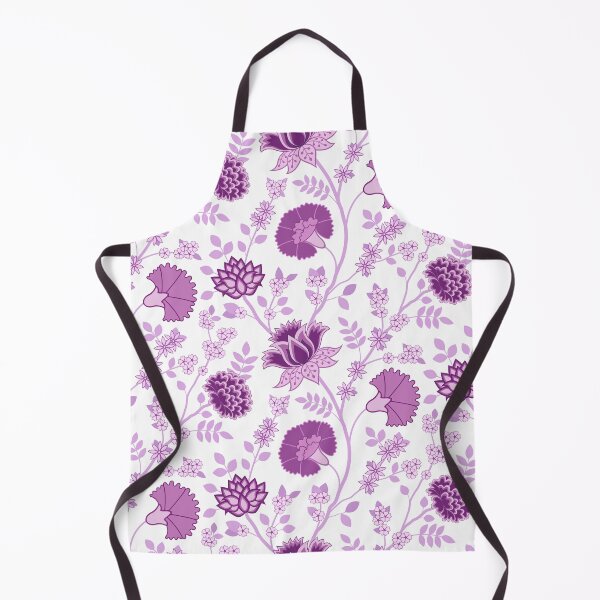 Item preview, Jacobean Floral Pattern Pinks on White designed and sold by NataliePaskell.