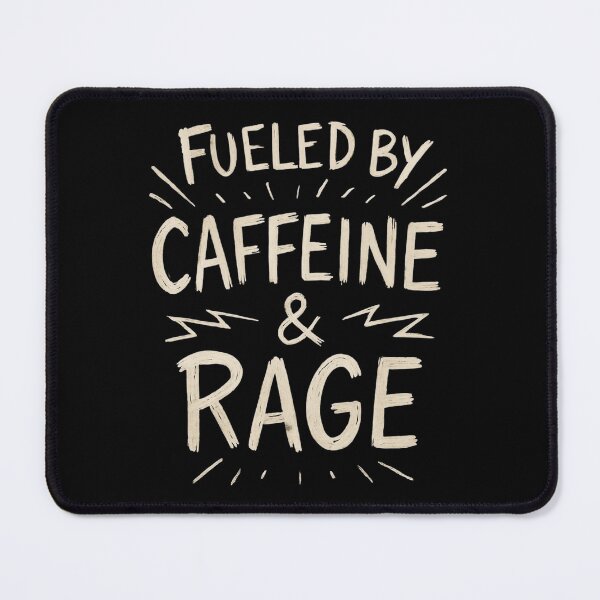 Item preview, Fueled By Caffeine & Rage-Funny Gifts For Coffee Lovers designed and sold by LovelyEvaDesign.