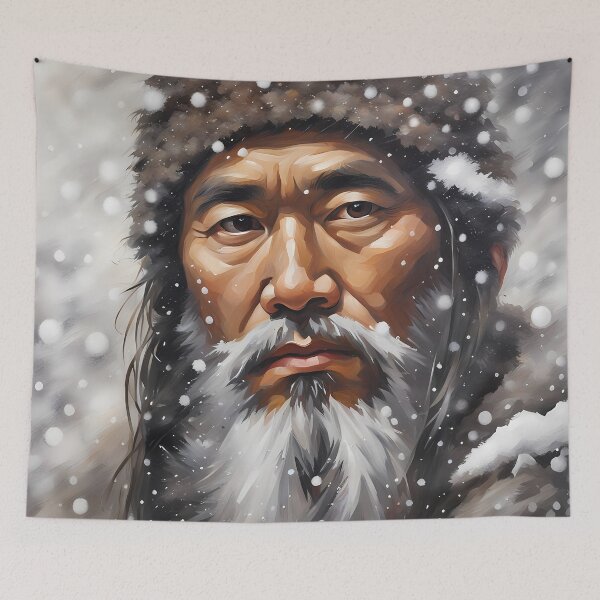 Item preview, Winter Man with Beard designed and sold by CalmnessbyChoice.
