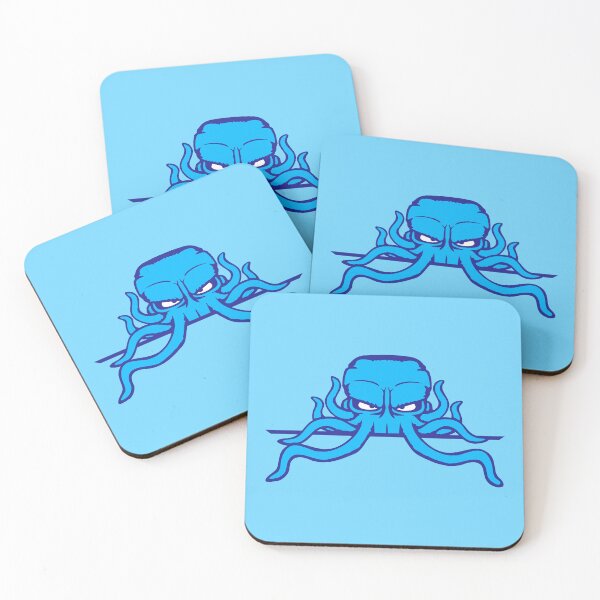 Item preview, Octopus hiding bag behind wall fence alien cool designed and sold by shirt-o-mat.