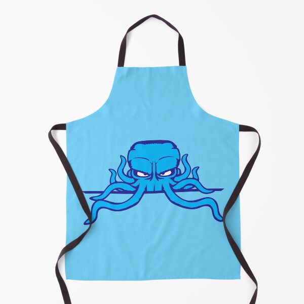 Item preview, Octopus hiding bag behind wall fence alien cool designed and sold by shirt-o-mat.