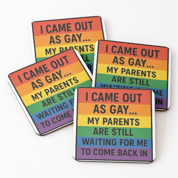 Item preview, Coming Out Gay Parents Humor designed and sold by Owcomm.