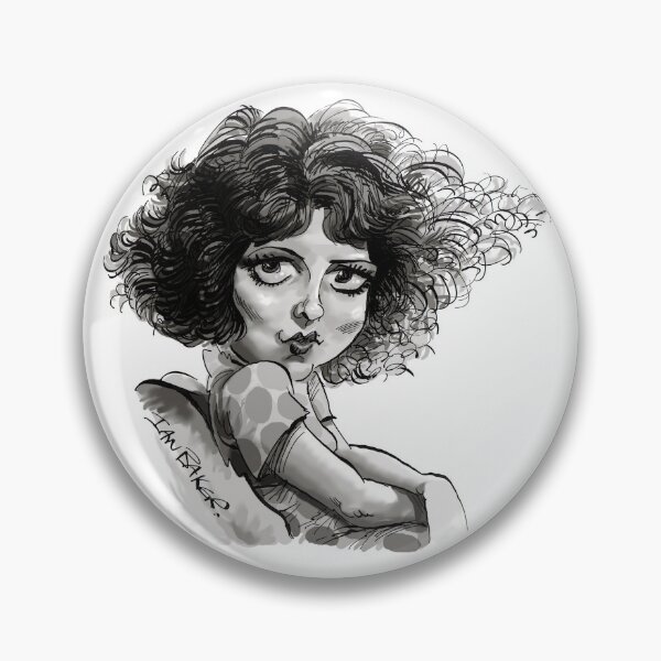 Item preview, Clara Bow caricature by Ian Baker designed and sold by IanBakerToons.