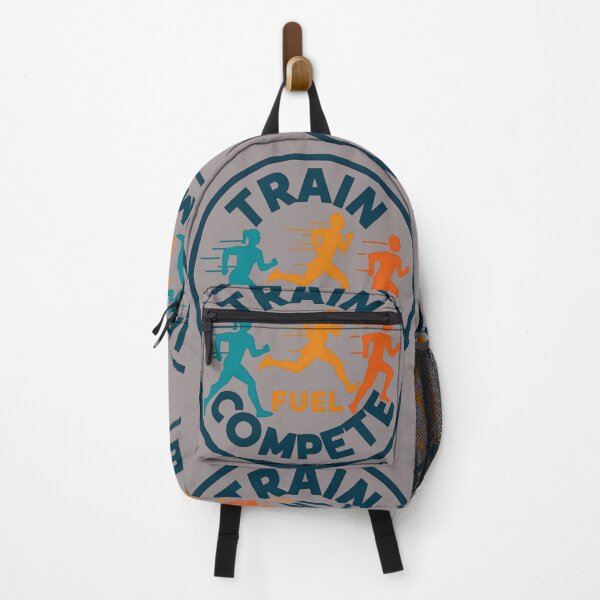 Item preview, "Train. Fuel. Compete. | Triathlon Sticker for Dedicated Athletes" designed and sold by Triathlongram.
