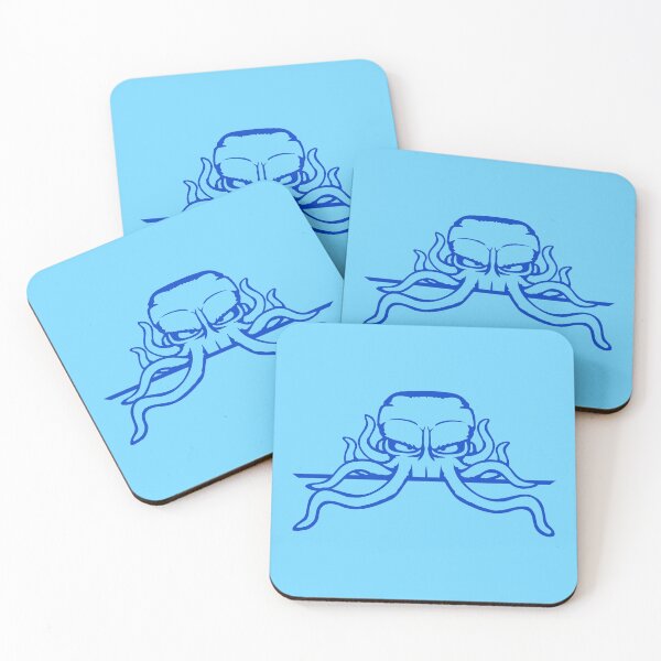 Item preview, Octopus hiding bag behind wall fence alien cool designed and sold by shirt-o-mat.