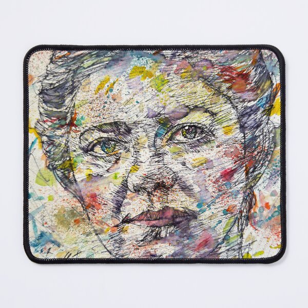 Item preview, AMY BEACH watercolor and ink portrait designed and sold by lautir.