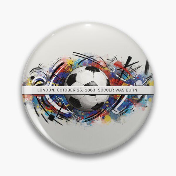 Item preview, Dynamic "Soccer Was Born" Design designed and sold by KiwiRider.