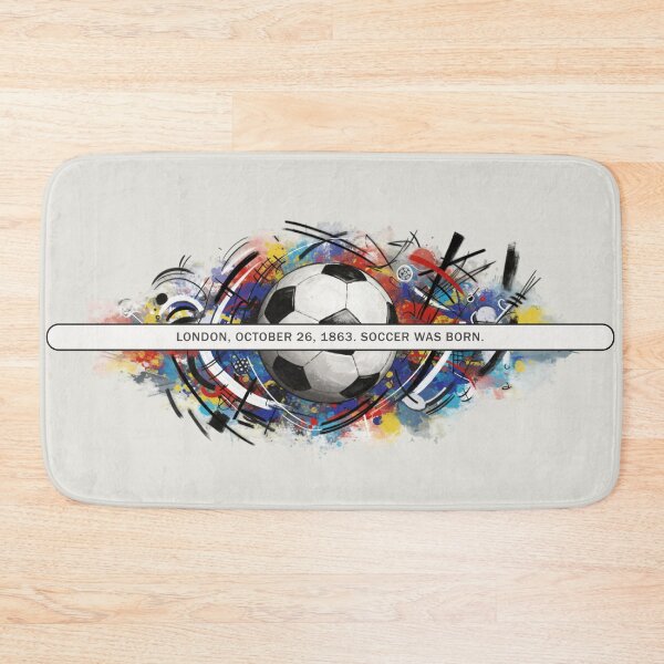 Item preview, Dynamic "Soccer Was Born" Design designed and sold by KiwiRider.