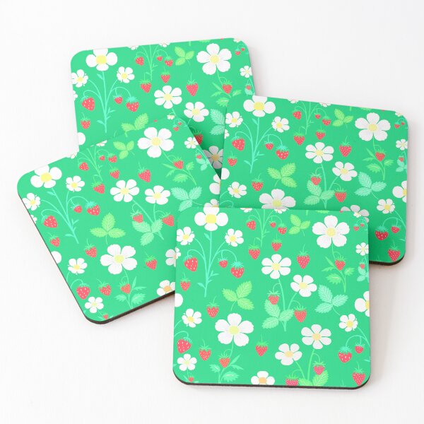 Item preview, Wild Strawberries Green designed and sold by SilverPegasus.