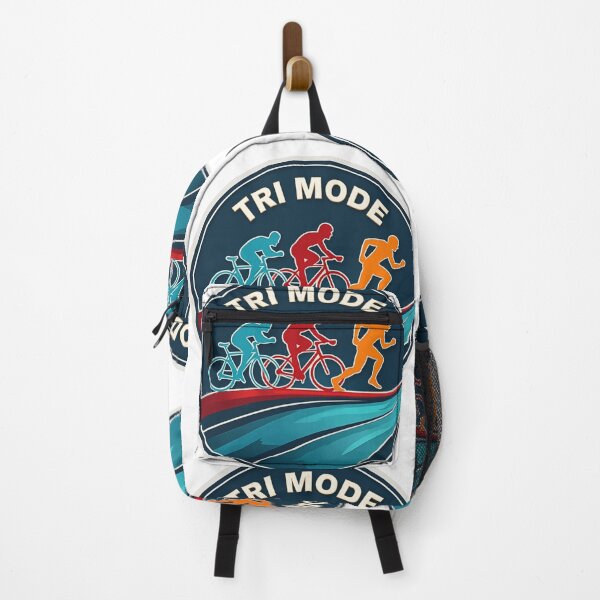 Item preview, TRI MODE | Minimalist Triathlon Sticker for Athletes in Beast Mode designed and sold by Triathlongram.