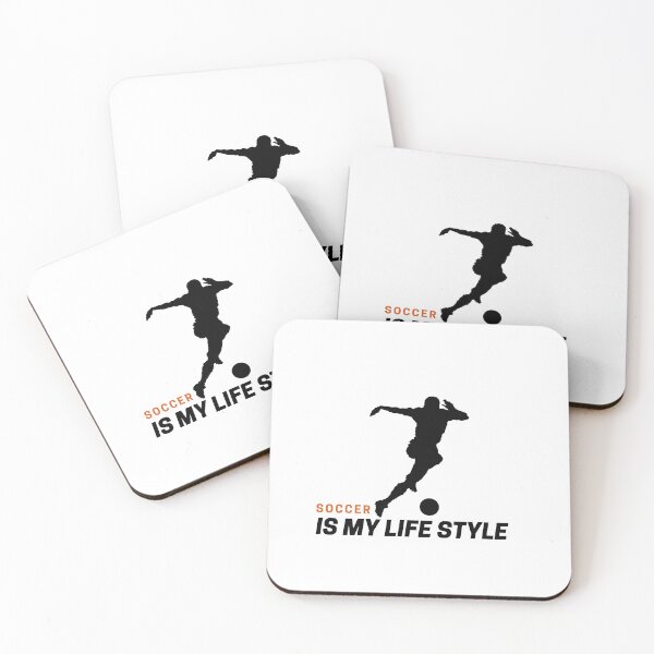 Item preview, Soccer Is My Lifestyle | Dribbling Player Silhouette designed and sold by C-Collectible.