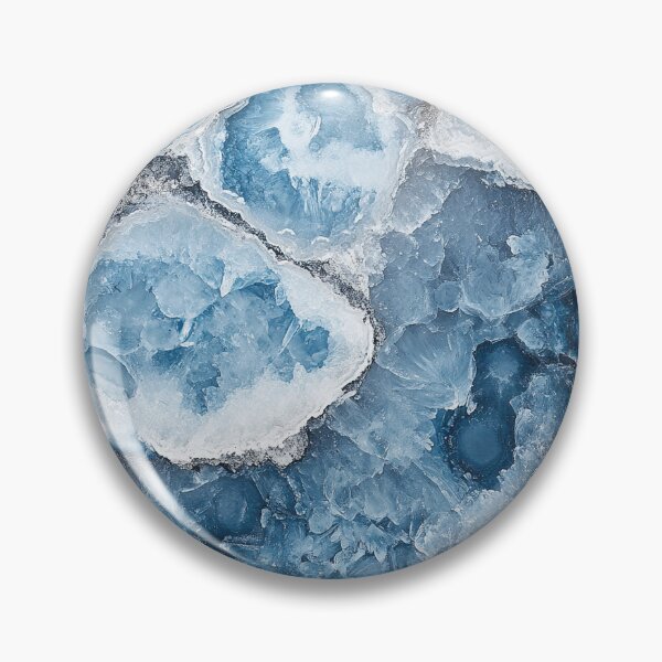 Item preview, Frosted Geode Crystals Icy Tones designed and sold by MidArtForge.