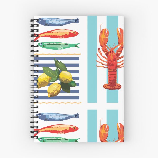 Item preview, Lobster, sardines and Amalfi lemons designed and sold by Sarah Marsh.