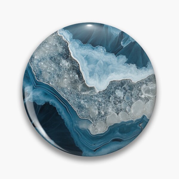 Item preview, Frosted Geode Crystals Icy Tones designed and sold by MidArtForge.