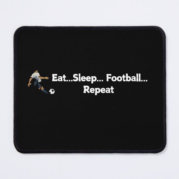 Item preview, Eat Sleep Football Repeat - football lover designed and sold by CapriCreatives.