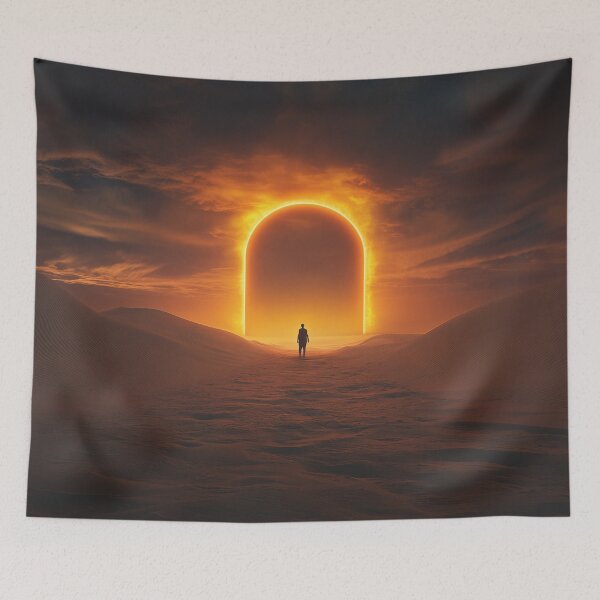 Item preview, Man Going Into A Portal designed and sold by Rtymer.